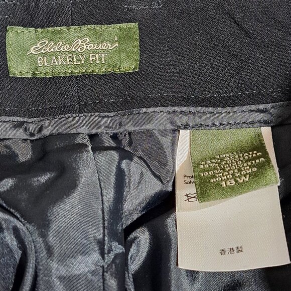 Eddie Bauer  Black 16W Women Pants/Slacks/Trousers - Picture 6 of 16